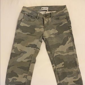 Roxy camo jeans